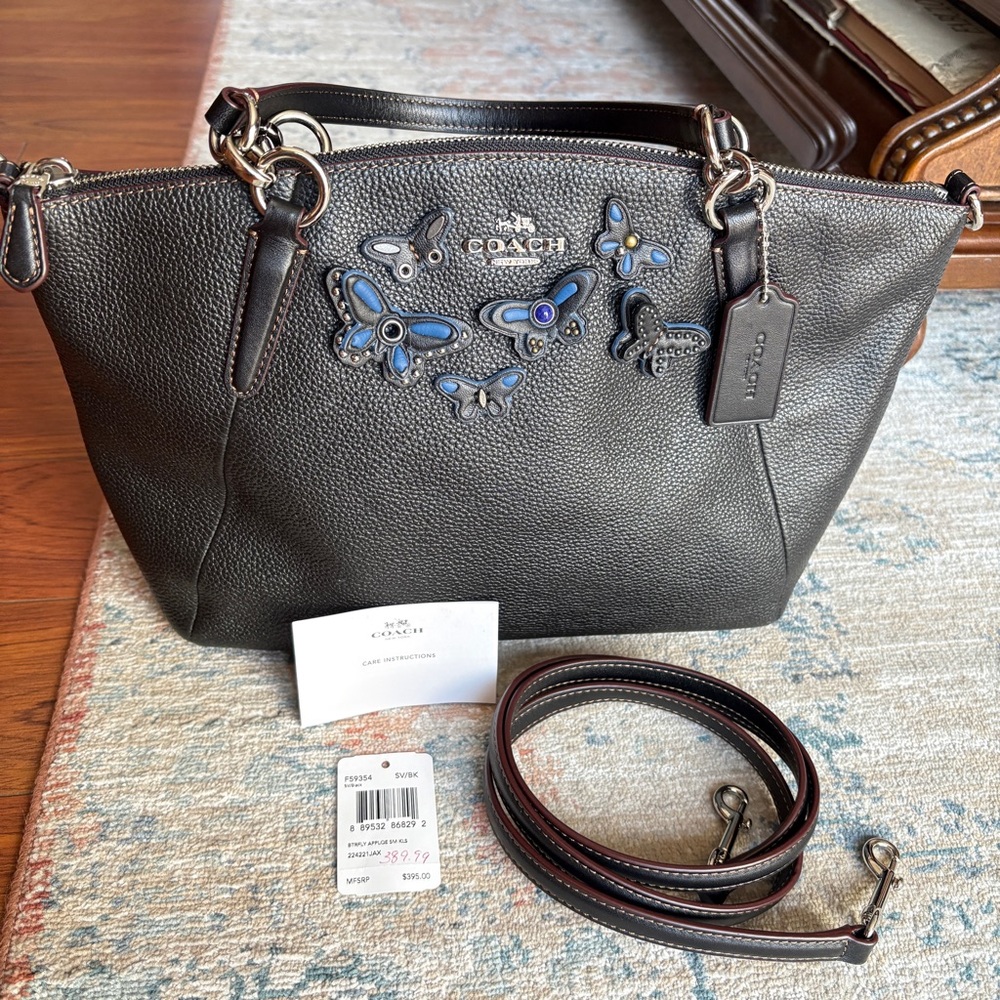 Coach crossbody black